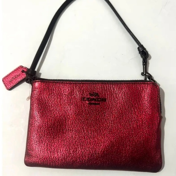 COACH Leather Wristlet Wallet - Picture 7 of 11